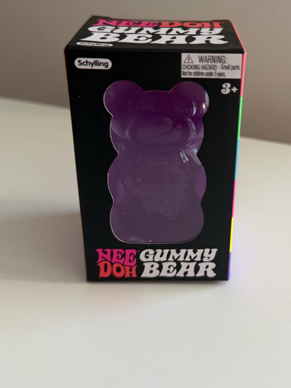 Schylling Purple Nee Doh Needoh Gummy Bear Squishy Authentic